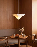 Solina Prism Curated Iron & Glass Pendant Light – handcrafted surface texture