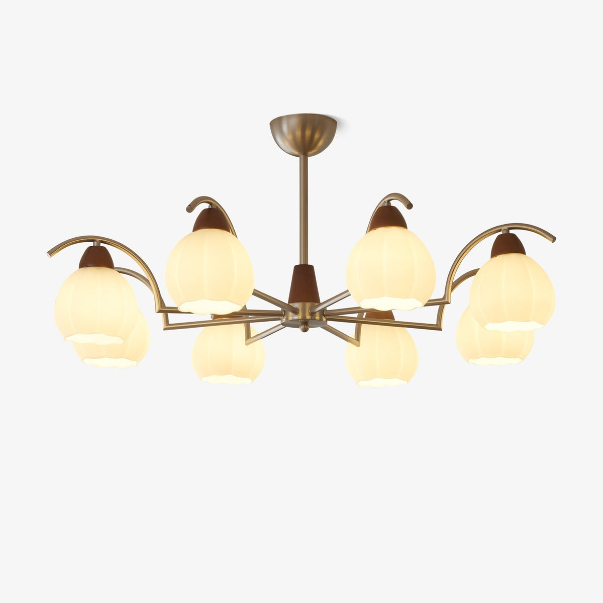 Soluna Bloom Chandelier – Handcrafted Architectural Luxury Lighting Fixture