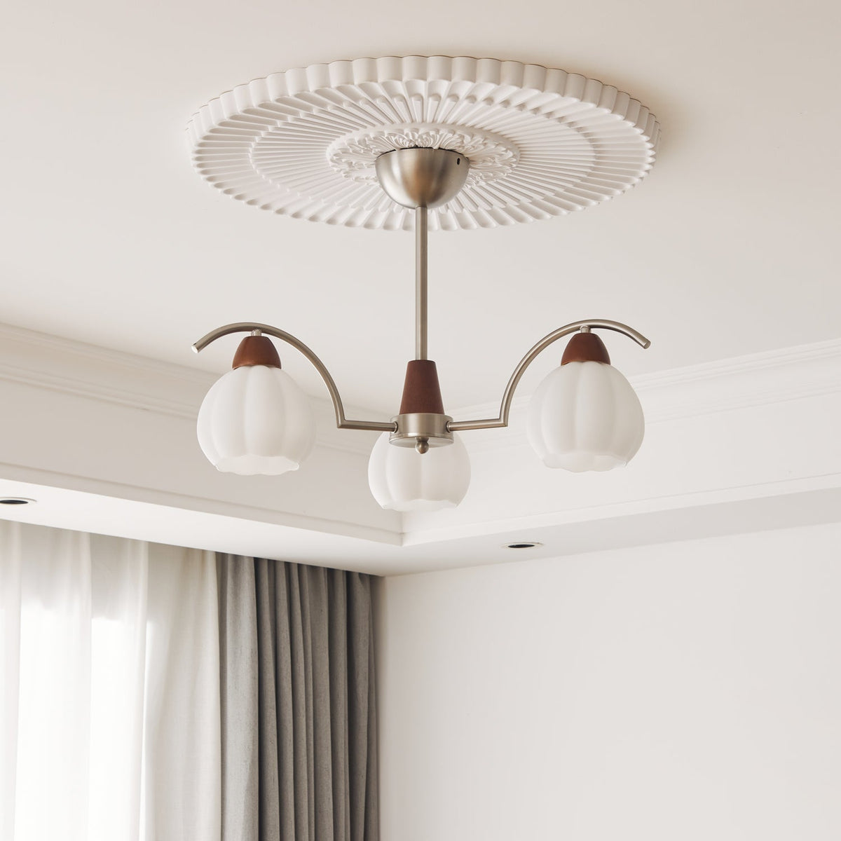 Soluna Bloom Chandelier – Ambient Illumination in Luxury Interior Setting View 9