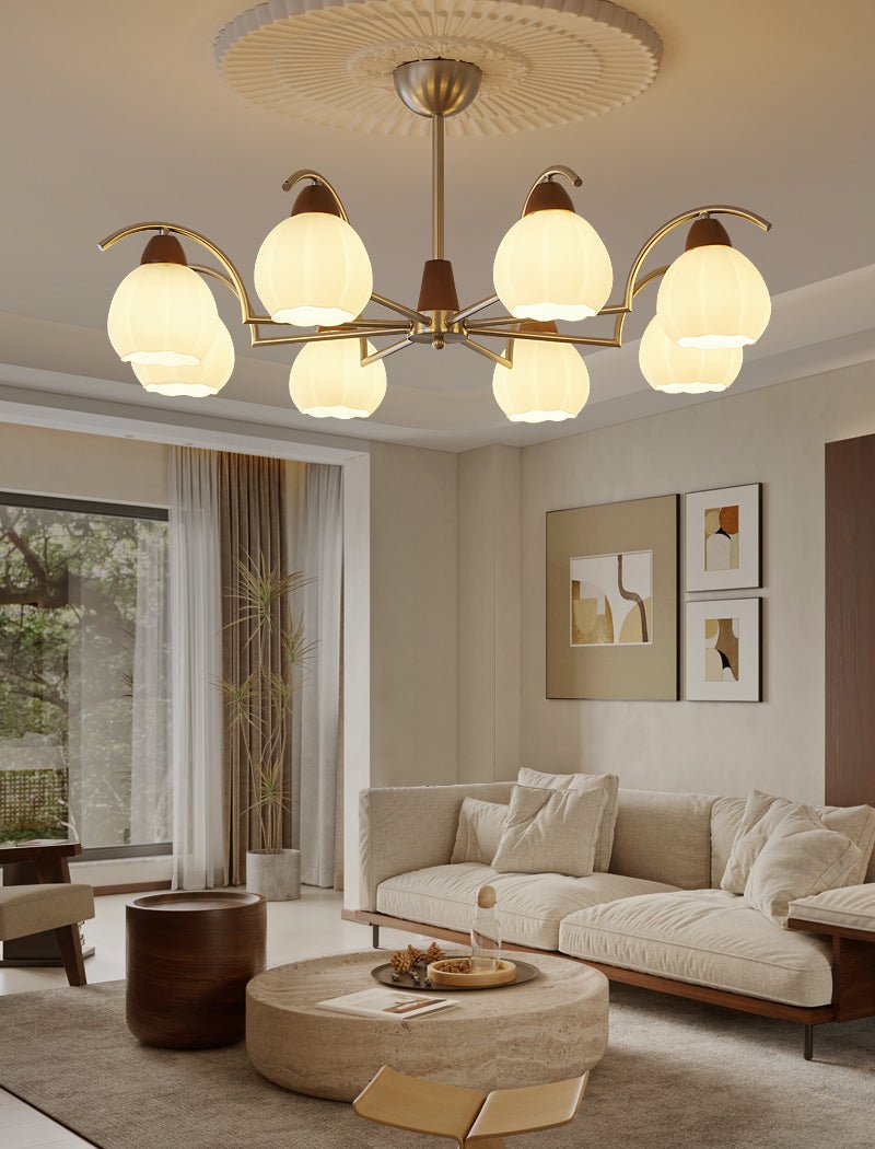 Soluna Bloom Chandelier – Ambient Illumination in Luxury Interior Setting View 10