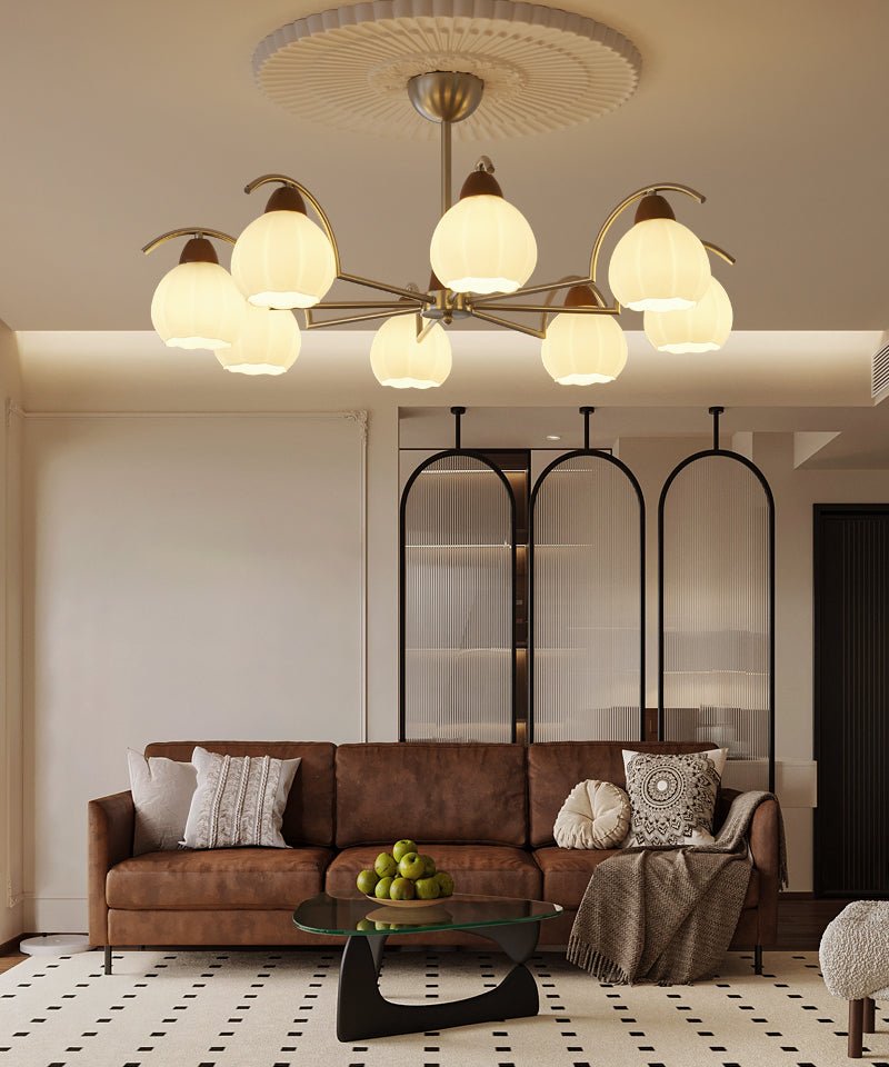 Soluna Bloom Chandelier – Ambient Illumination in Luxury Interior Setting View 11