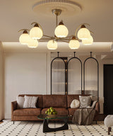 Soluna Bloom Chandelier – Ambient Illumination in Luxury Interior Setting View 11