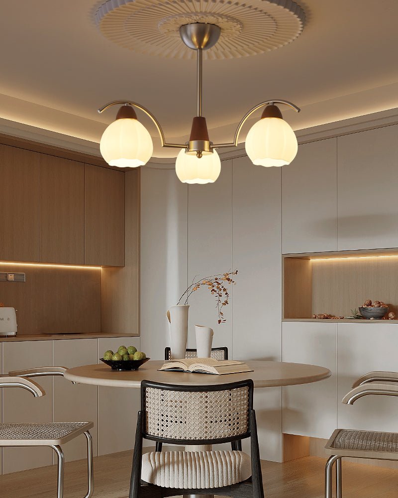 Soluna Bloom Chandelier – Ambient Illumination in Luxury Interior Setting View 14