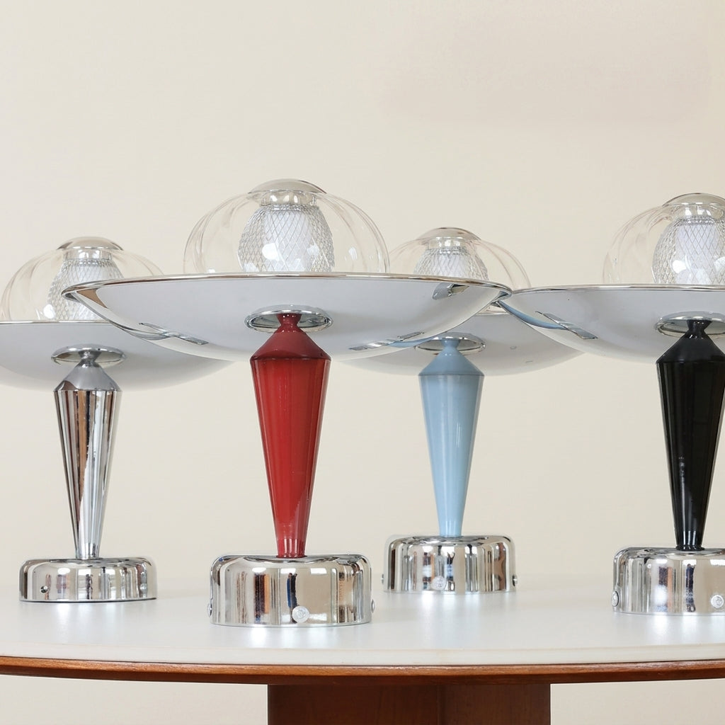 Solvane Curated Mouth-Blown Frosted Glass Flush – full fixture elevation view