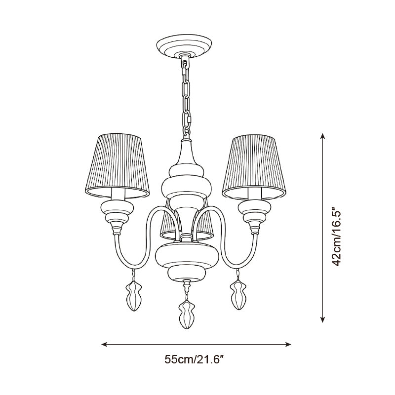 Sorbetta Curated Hand-Thrown Ceramic Chandelier