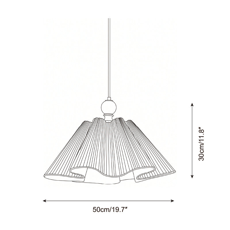 Sorevia Curated Iron & Glass Pendant Light – illuminated warm ambiance setting