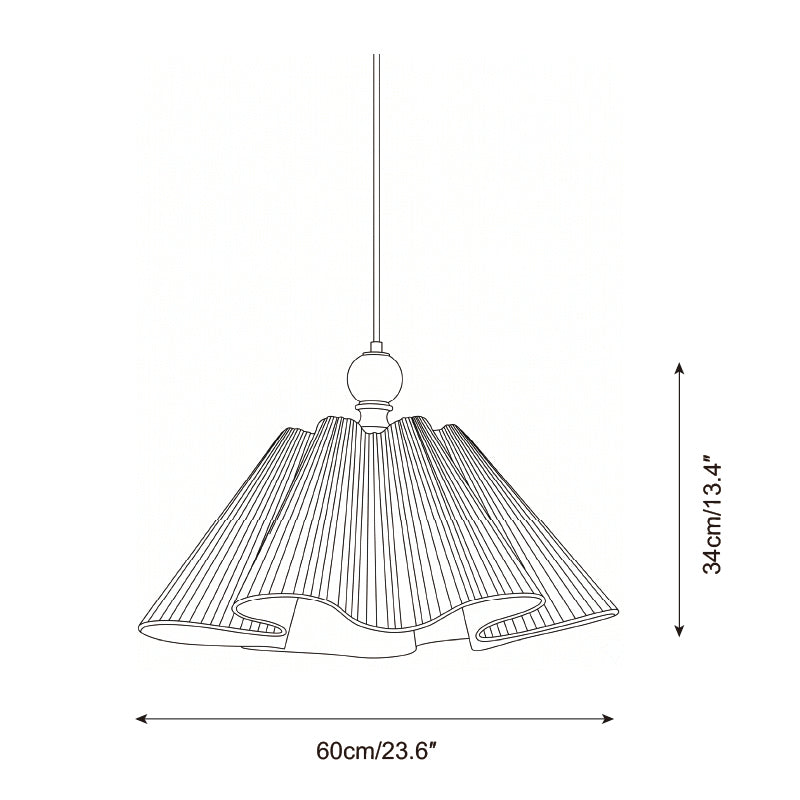 Sorevia Curated Iron & Glass Pendant Light – architectural ceiling profile