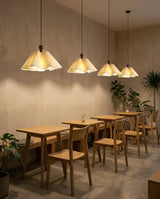 Iron & Glass craftsmanship detail on Sorevia Curated Iron & Glass Pendant Light