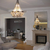 Tassel Aluminum Chain Curated Brushed Nickel Iro – handcrafted surface texture