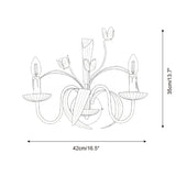 Springeau Curated Iron & Glass Wall Sconce – illuminated warm ambiance setting