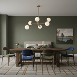 Staggered Glass 6 Curated Mouth-Blown Frosted Gl – architectural ceiling profile
