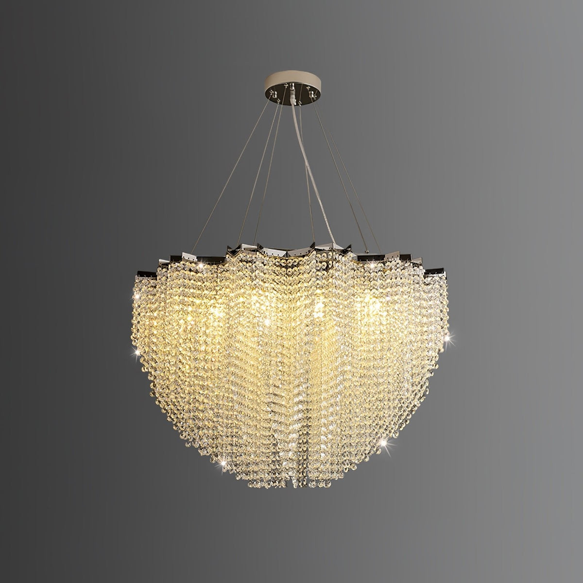 Stalizi Crystal Curated K9 Bohemian Crystal Chan – ∅ 39.4 x H 23.6  Dia 100cm x H 60cm finish configuration