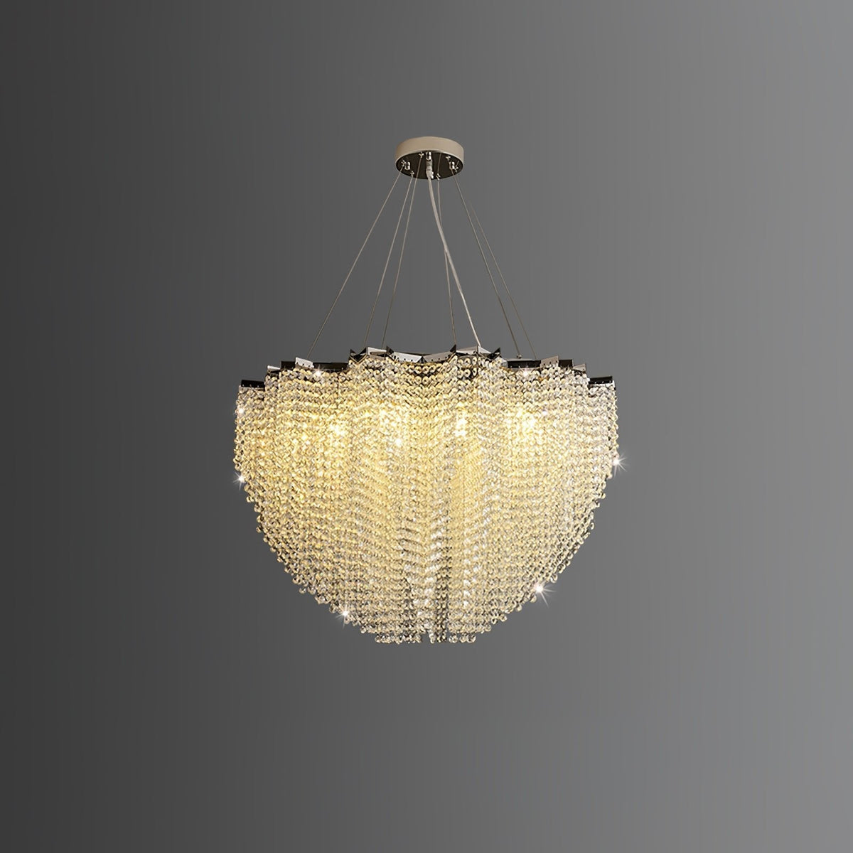 Stalizi Crystal Curated K9 Bohemian Crystal Chan – ∅ 23.6 x H 15.7  Dia 60cm x H 40cm finish configuration