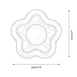 Star Alabaster Curated Alabaster Wall Sconce – macro detail view