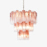 Pink Glass Tubes Curated Mouth-Blown Frosted Gla
