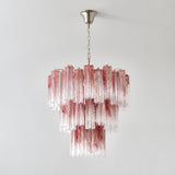 Pink Glass Tubes Curated Mouth-Blown Frosted Gla – ∅ 26 x H 26.8 finish configuration