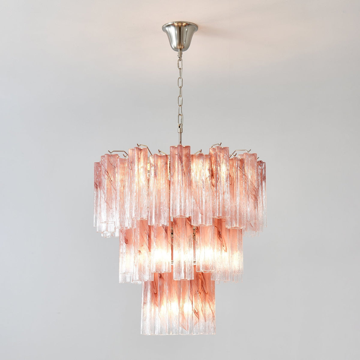 Pink Glass Tubes Curated Mouth-Blown Frosted Gla – architectural ceiling profile
