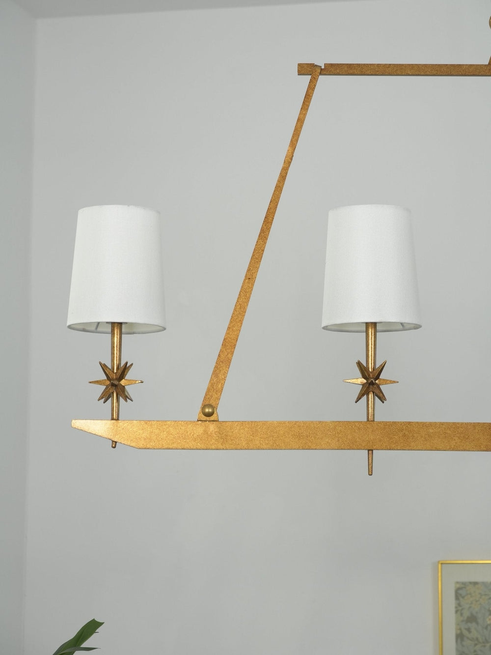 Stellar Frame Linear Curated Solid Brass Chandel