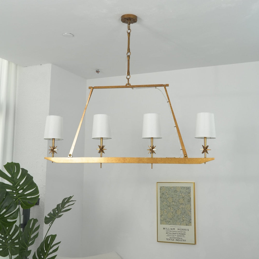 Stellar Frame Linear Curated Solid Brass Chandel