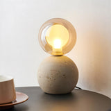 Stilla Orb Travertine Curated Yellow Travertine – Model E Dia 12cm x H 19cm  ∅ 4.7 x H 7.4 finish configuration