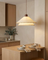 Stitchford Curated Solid Hardwood Pendant Light – architectural ceiling profile