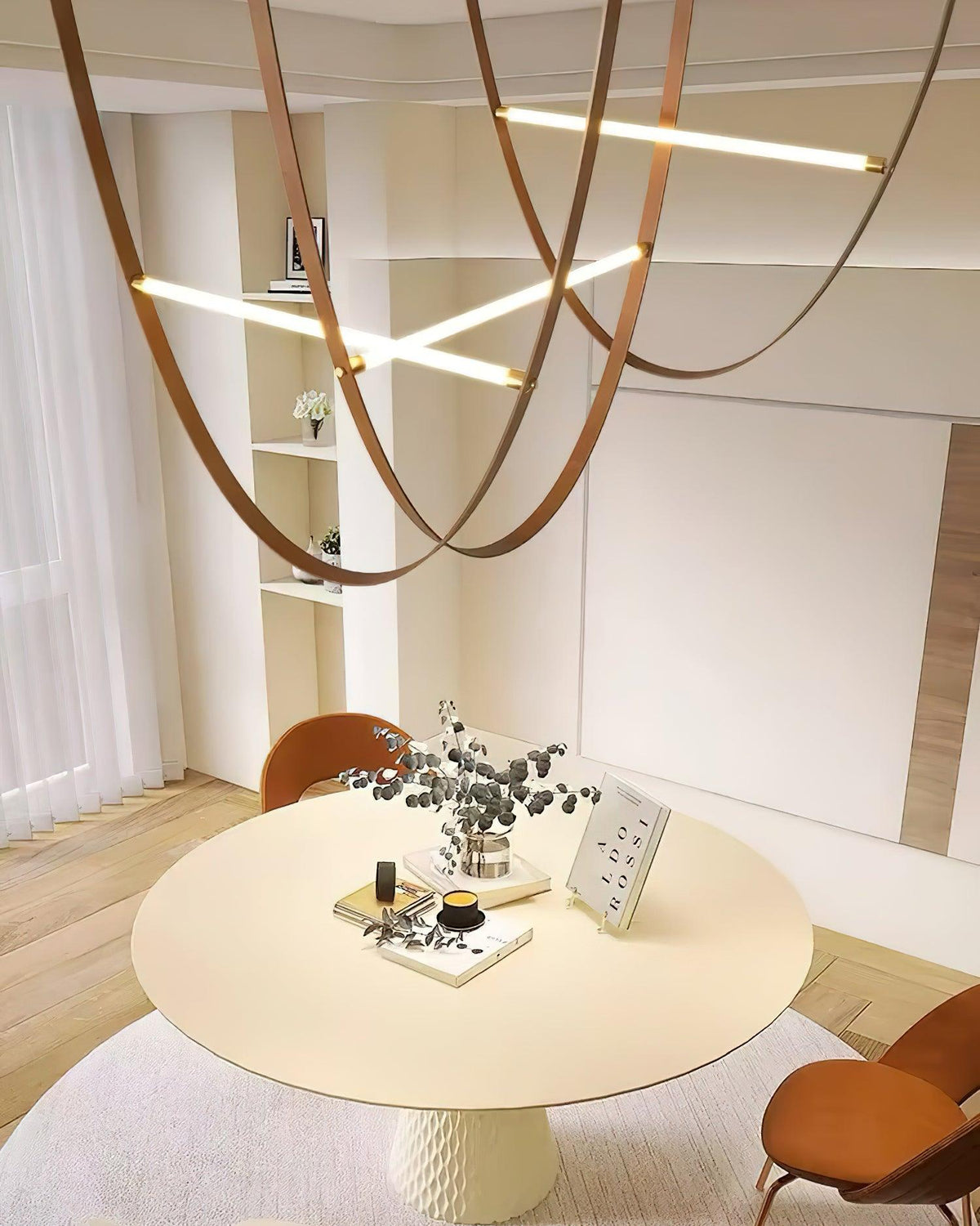 Tracer Belt Curated Mouth-Blown Frosted Glass Ch – structural canopy joint detail