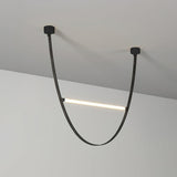 Tracer Belt Curated Mouth-Blown Frosted Glass Ch – illuminated warm ambiance setting #1