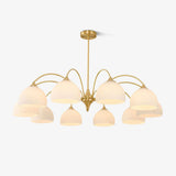 Striped Glass Bowl Curated Mouth-Blown Frosted G – Mouth-Blown Frosted Glass Chandelier