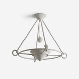 Swanelle Curated Iron & Glass Chandelier – Iron & Glass Chandelier