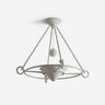 Swanelle Curated Iron & Glass Chandelier
