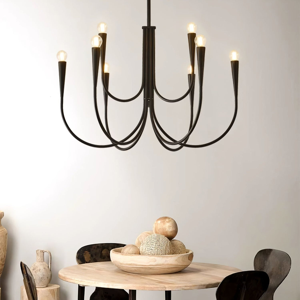 Swoop Arm Curated Mouth-Blown Frosted Glass Chan – architectural ceiling profile