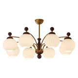 Sylvan Orb Curated Mouth-Blown Frosted Glass Cha – 8-Lights ∅ 39.4 x H 14.9 finish configuration
