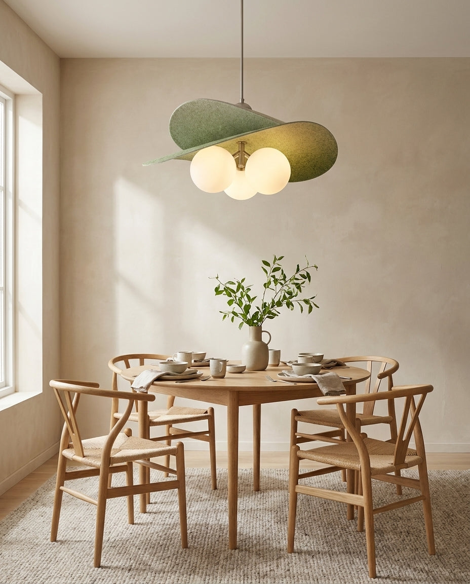 Sylvane Curated Optical Acrylic Pendant Light – macro detail view #1