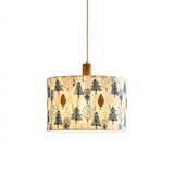 Sylvarin Curated Iron & Glass Pendant Light – unlit natural material contrast