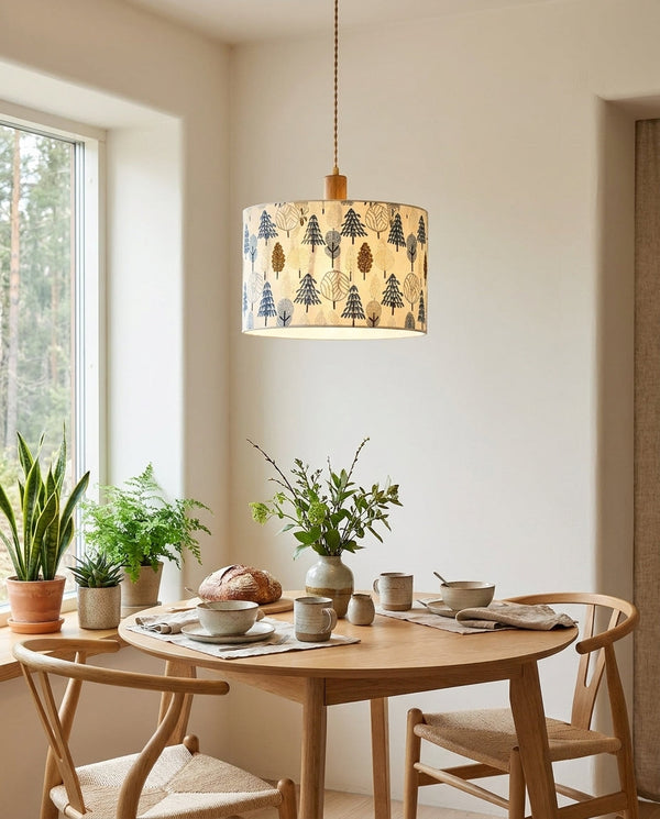 Sylvarin Curated Iron & Glass Pendant Light