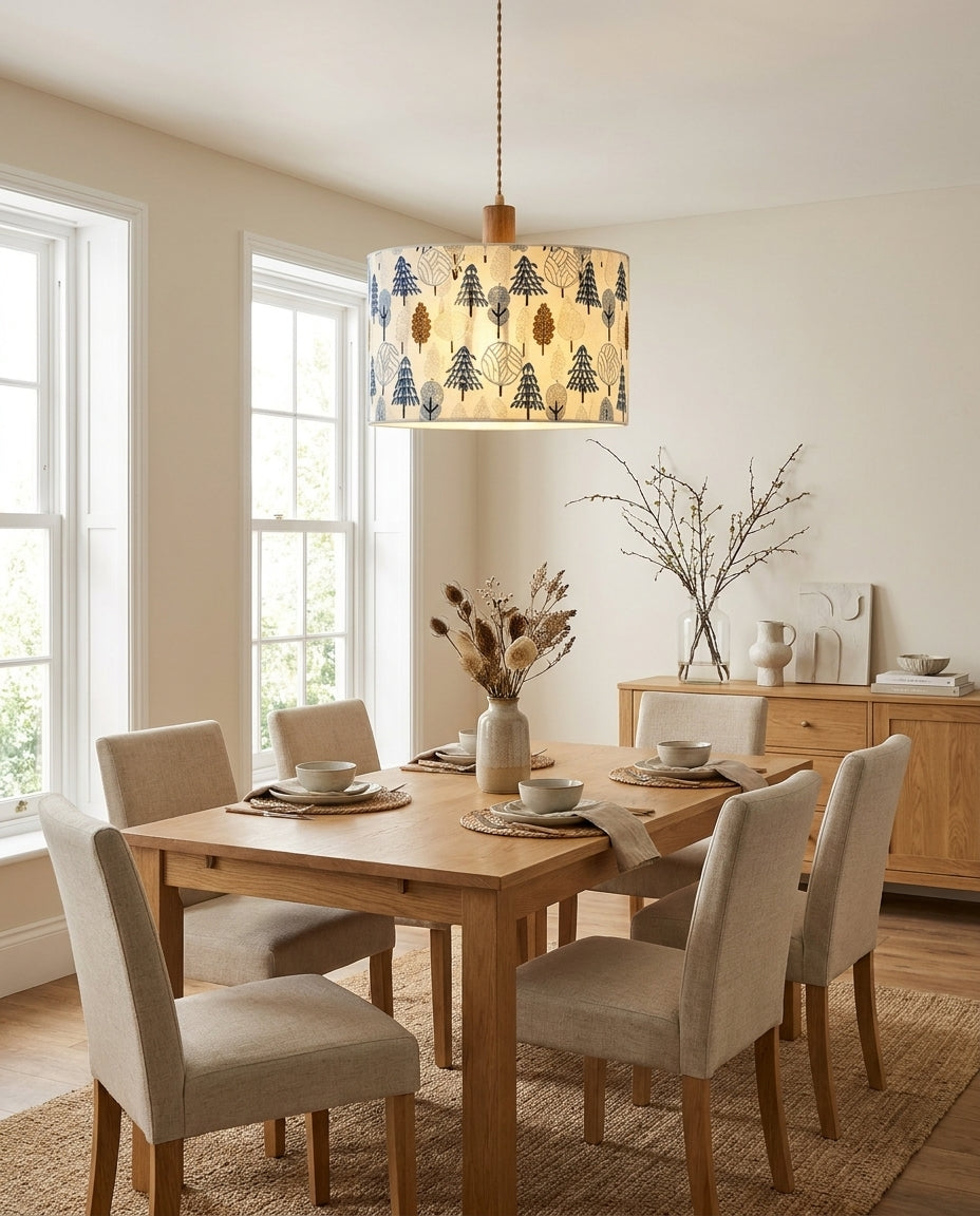 Sylvarin Curated Iron & Glass Pendant Light
