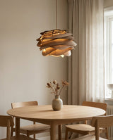 Sylvarra Curated Solid Brass Pendant Light – structural canopy joint detail