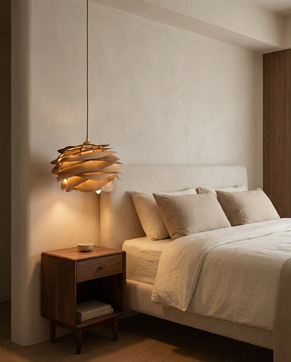 Sylvarra Curated Solid Brass Pendant Light – spatial dining room perspective