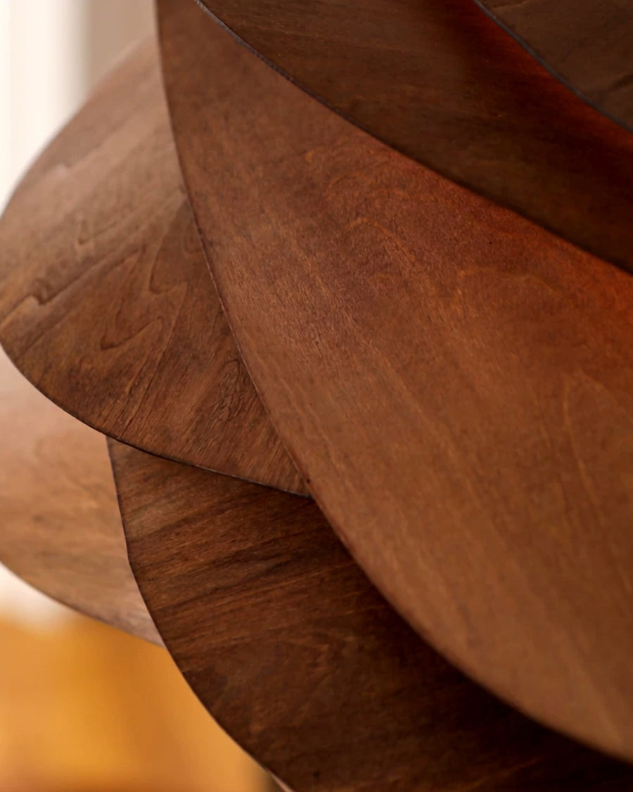 Sylvarra Curated Solid Brass Pendant Light – macro detail view #1