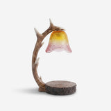 Sylven Candle Warmer Curated Mouth-Blown Frosted – Mouth-Blown Frosted Glass Table Lamp
