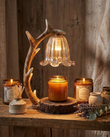 Sylven Candle Warmer Curated Mouth-Blown Frosted – handcrafted surface texture