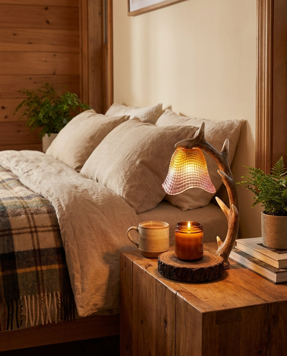 Sylven Candle Warmer Curated Mouth-Blown Frosted