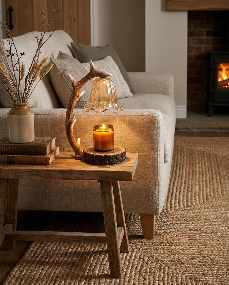 Sylven Candle Warmer Curated Mouth-Blown Frosted