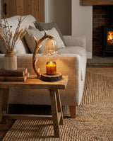 Sylven Candle Warmer Curated Mouth-Blown Frosted – macro detail view