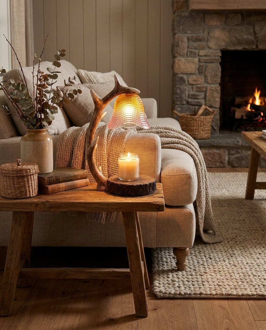 Sylven Candle Warmer Curated Mouth-Blown Frosted – architectural ceiling profile