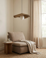 Sylvune Alabaster Curated Alabaster Pendant Ligh – structural canopy joint detail