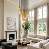 Symphony Orchestra Curated Mouth-Blown Frosted G – architectural ceiling profile
