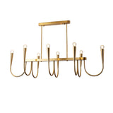 Symphony Curated Iron & Glass Chandelier – macro detail view #1