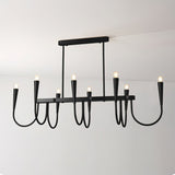 Symphony Curated Iron & Glass Chandelier – architectural ceiling profile #1