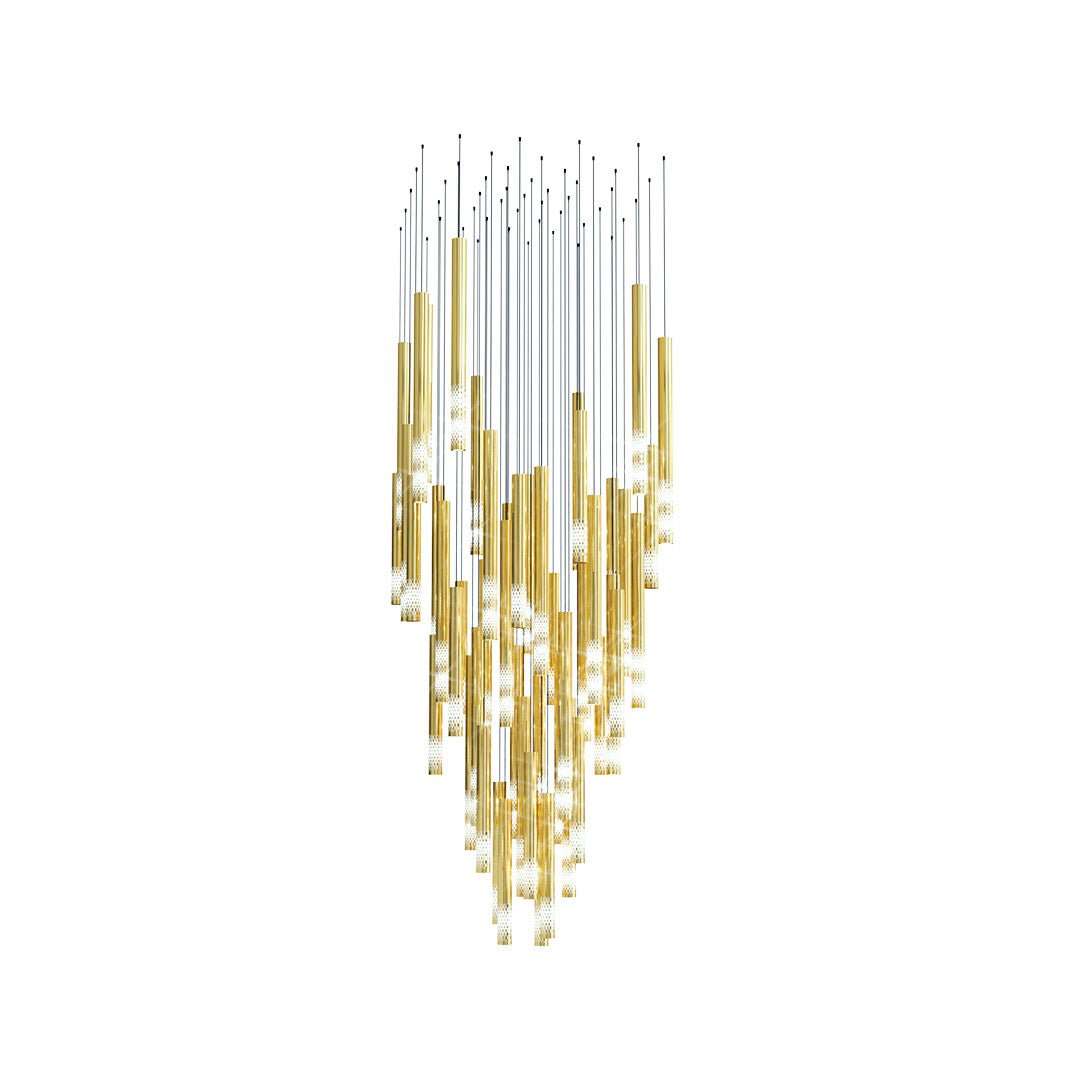 Symphony Orchestra Curated Mouth-Blown Frosted G – spatial dining room perspective #1